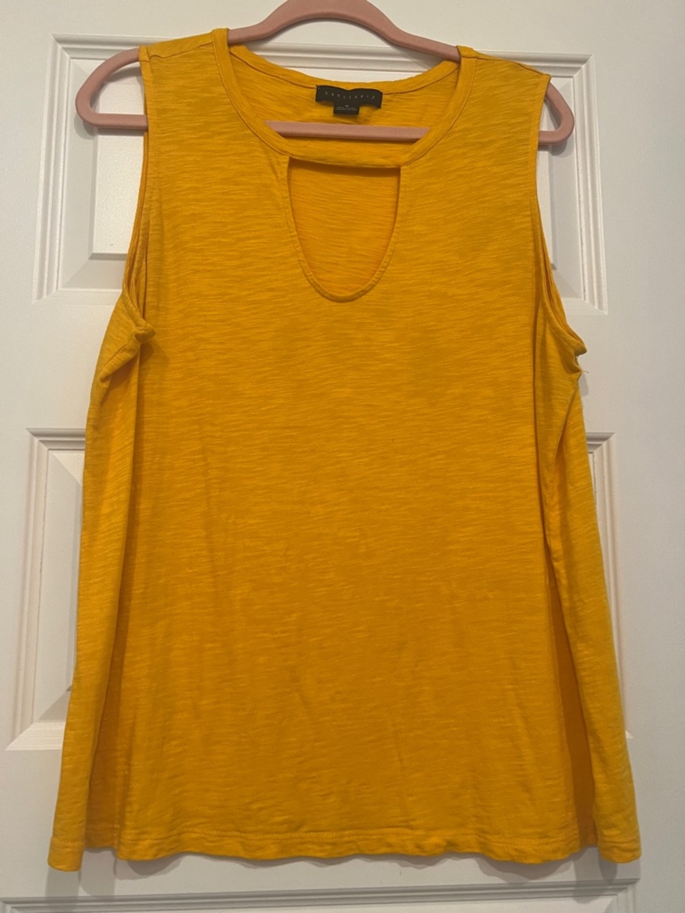 Sanctuary Mustard Keyhole Tank